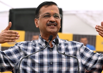 Arvind Kejriwal, leader of the Aam Aadmi Party (AAP) and chief minister of Delhi, speaks at a news conference in New Delhi, India, on Saturday, May 11, 2024. India's Supreme Court has granted interim bailÂ KejriwalÂ until the end of the ongoing elections, allowing a key leader in the opposition alliance to campaign against Prime MinisterÂ Narendra Modi's Bharatiya Janata Party. Photographer: Prakash Singh/Bloomberg via Getty Images